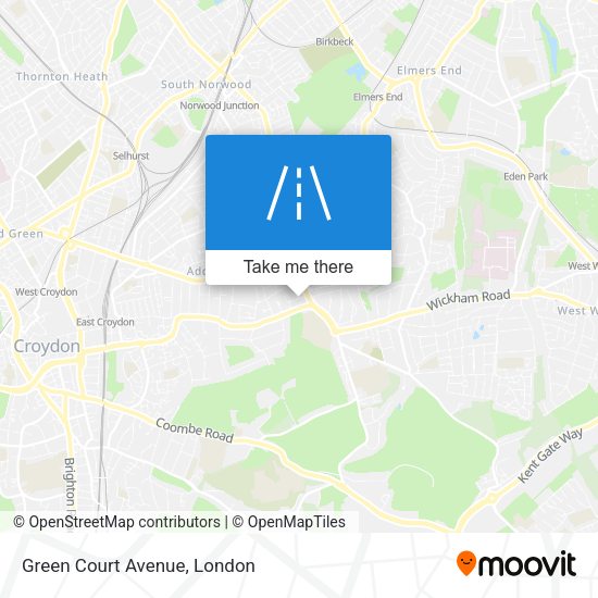 Green Court Avenue map