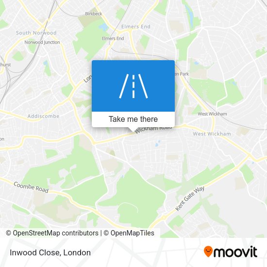 Inwood Close map