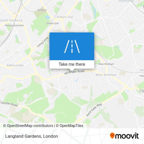 Langland Gardens map