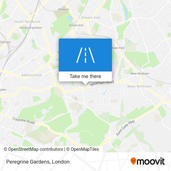 Peregrine Gardens map