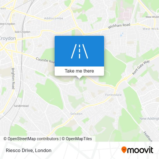 Riesco Drive map