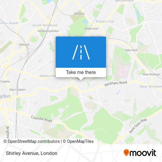 Shirley Avenue map