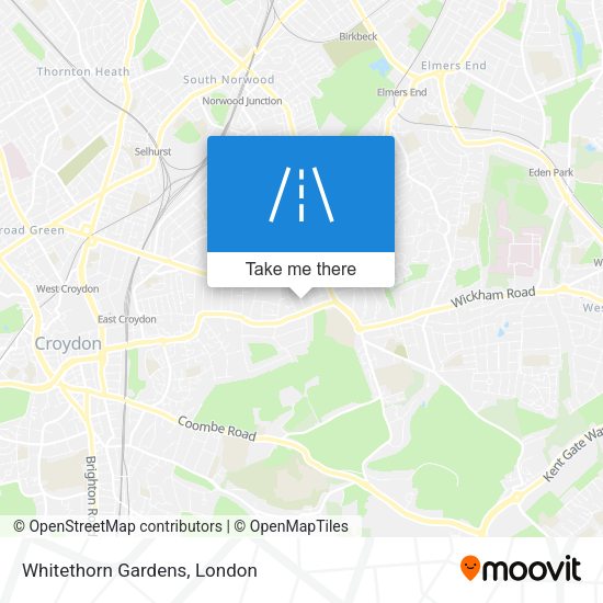 Whitethorn Gardens map
