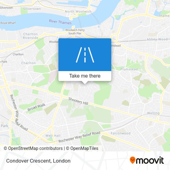 Condover Crescent map