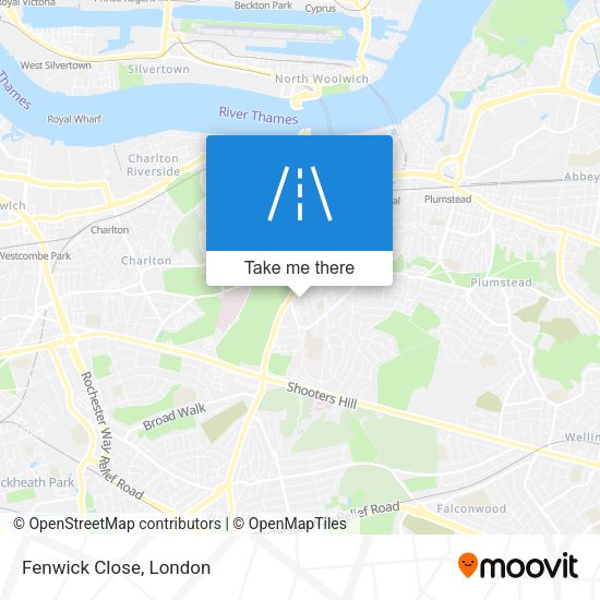 Fenwick Close map