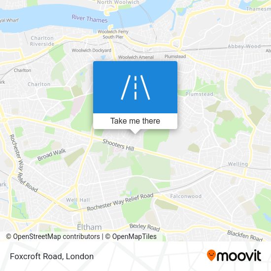 Foxcroft Road map