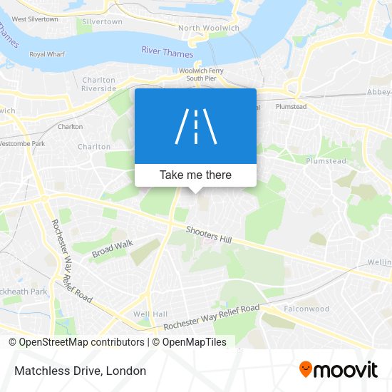Matchless Drive map