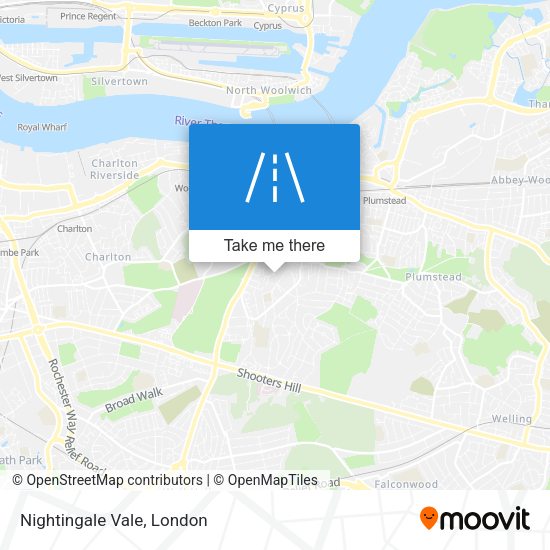 Nightingale Vale map