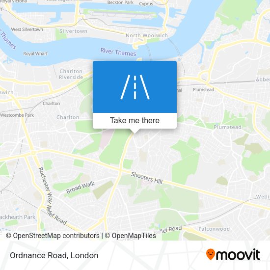 Ordnance Road map