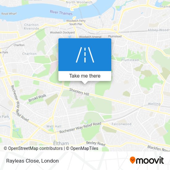 Rayleas Close map