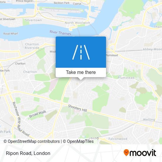 Ripon Road map