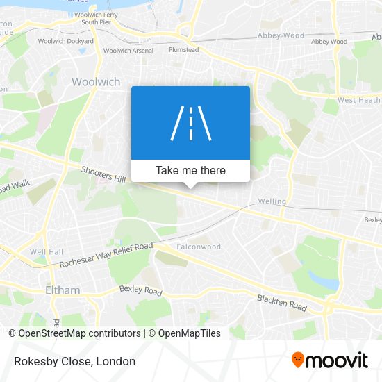 Rokesby Close map