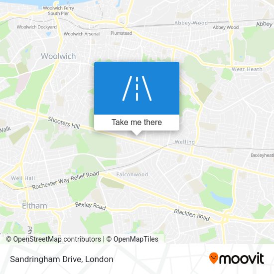 Sandringham Drive map