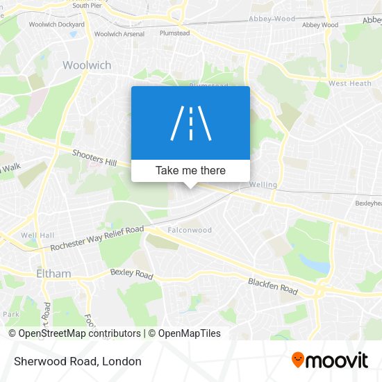 Sherwood Road map
