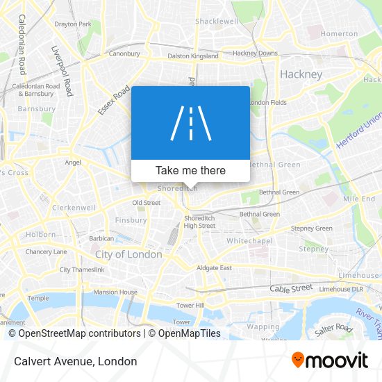 Calvert Avenue map