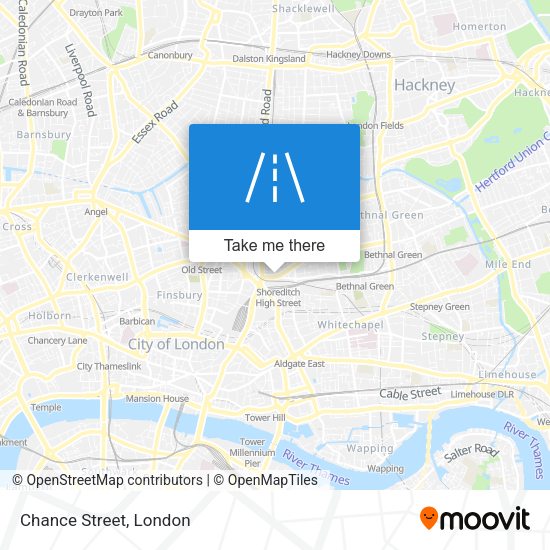 Chance Street map