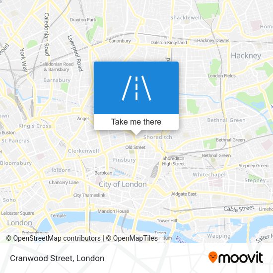 Cranwood Street map