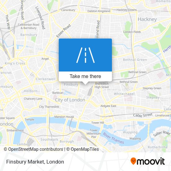 Finsbury Market map