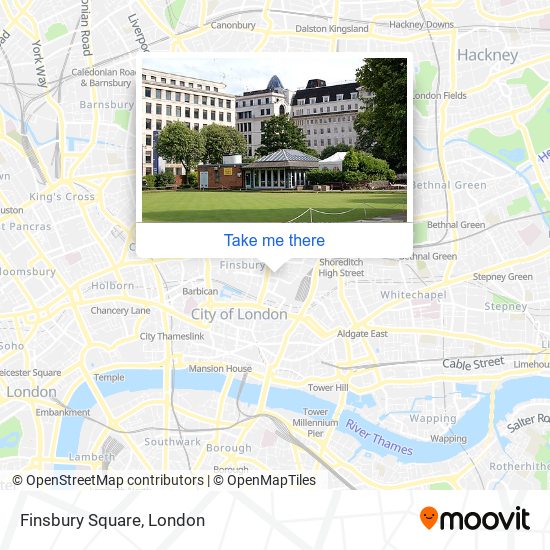 Finsbury Square map