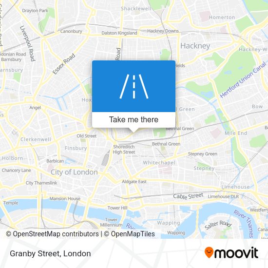 Granby Street map