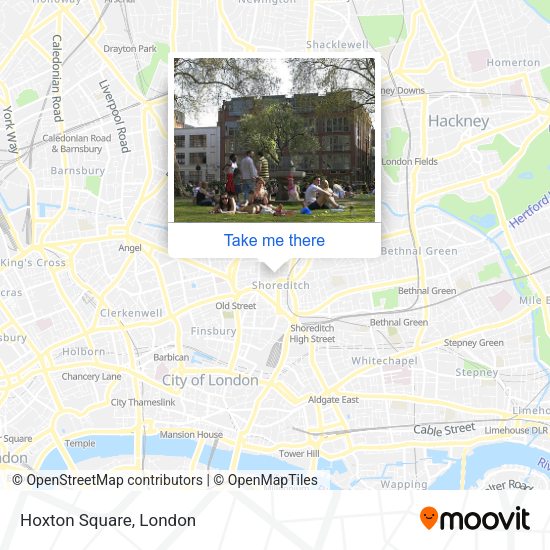 Hoxton Square map