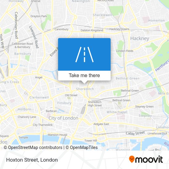 Hoxton Street map