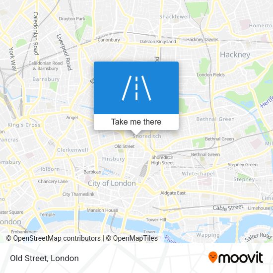 Old Street map