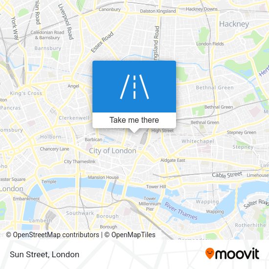 Sun Street map