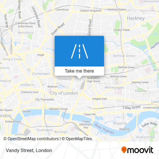 Vandy Street map