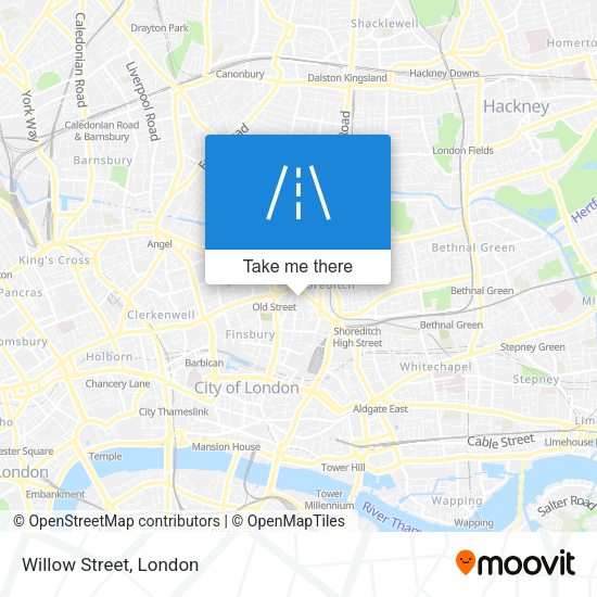 Willow Street map