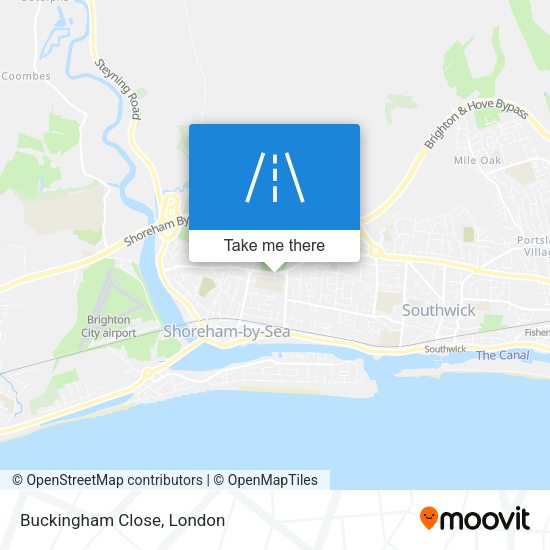 Buckingham Close map