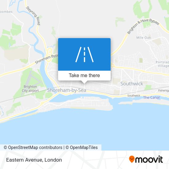 Eastern Avenue map