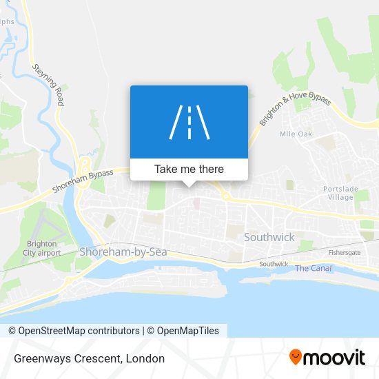 Greenways Crescent map