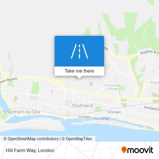 Hill Farm Way map