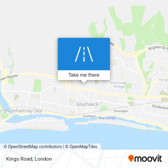 Kings Road map