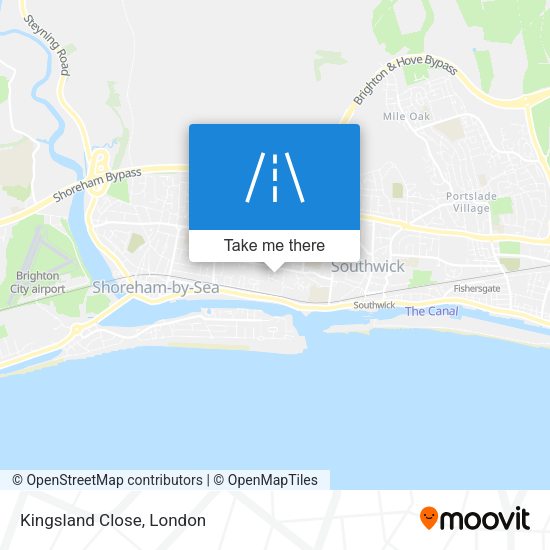 Kingsland Close map