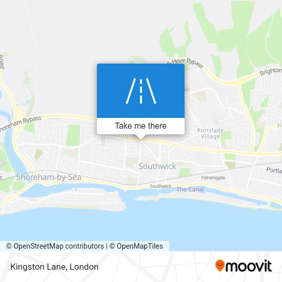 Kingston Lane map