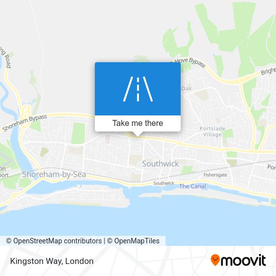 Kingston Way map