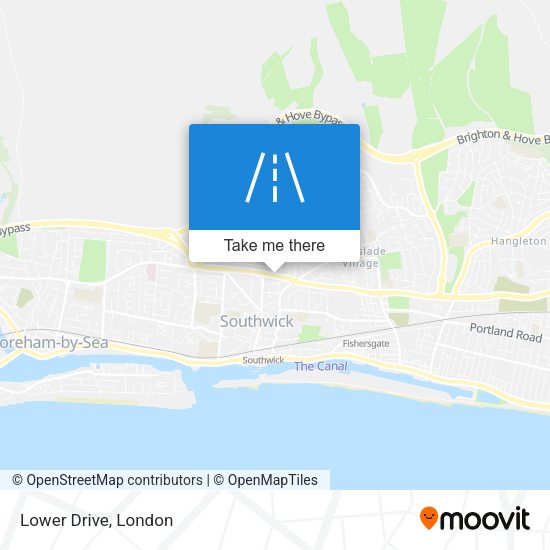 Lower Drive map