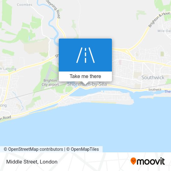 Middle Street map
