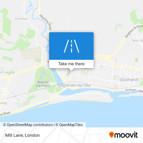 Mill Lane map