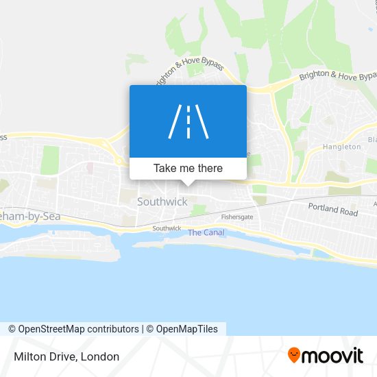 Milton Drive map