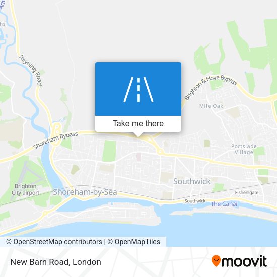 New Barn Road map