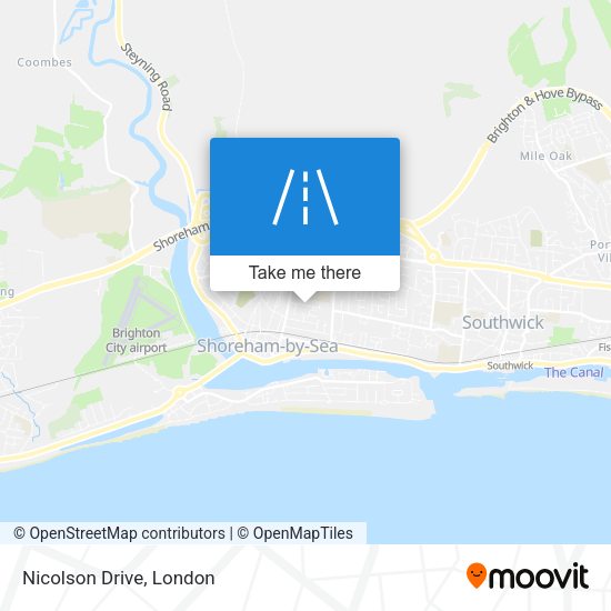 Nicolson Drive map