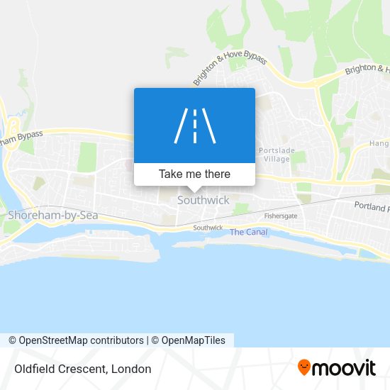 Oldfield Crescent map