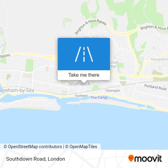 Southdown Road map