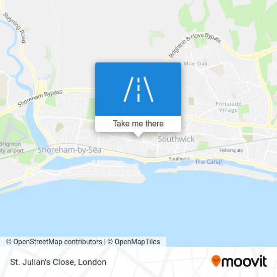 St. Julian's Close map