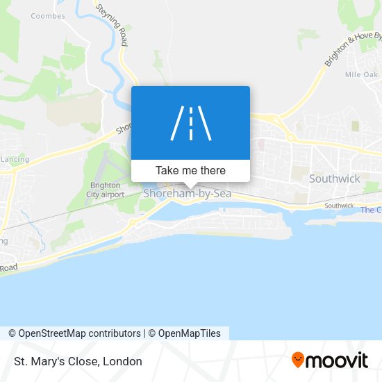 St. Mary's Close map