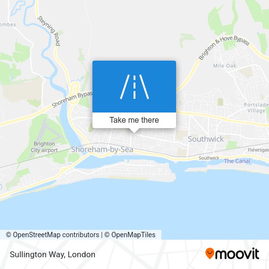 Sullington Way map