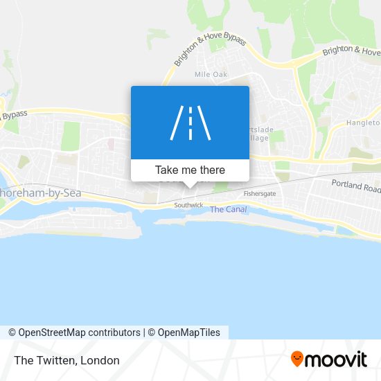 The Twitten map